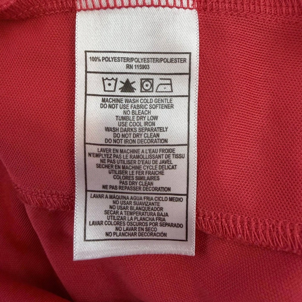 Bermuda Sands Womens‎ Red Sleeveless Golf Polo Shirt Crescent Oaks Medium - Picture 6 of 8